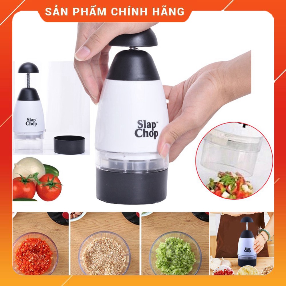 Máy Dập Hành Tỏi Slapchop, Dụng Cụ Nghiền, Băm Tỏi Ớt Cầm Tay