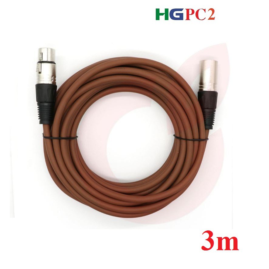 Dây Canon Đực - Cái 3m (Loại tốt)