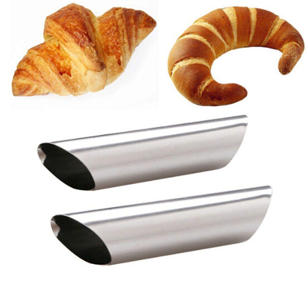 Bộ 3 Ống Làm Bánh Mì Bằng Thép Không Gỉ Chống Dính Tiện Dụng DIY