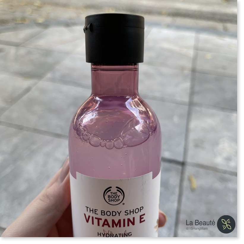[Mã chiết khấu giảm giá chính hãng] Nước Cân Bằng Dưỡng Ẩm - The Body Shop Vitamin E Hydrating Toner 250ml