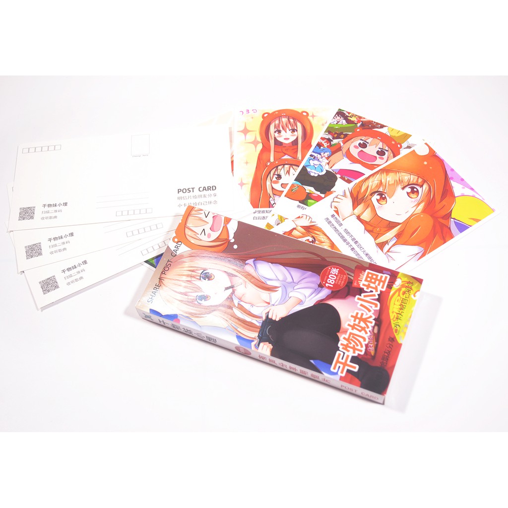 [thanh lý bán lỗ]Hộp Postcard, Bưu thiếp Anime - Himouto! Umaru-chan 19x9.5cm [AAM] [PGN22]