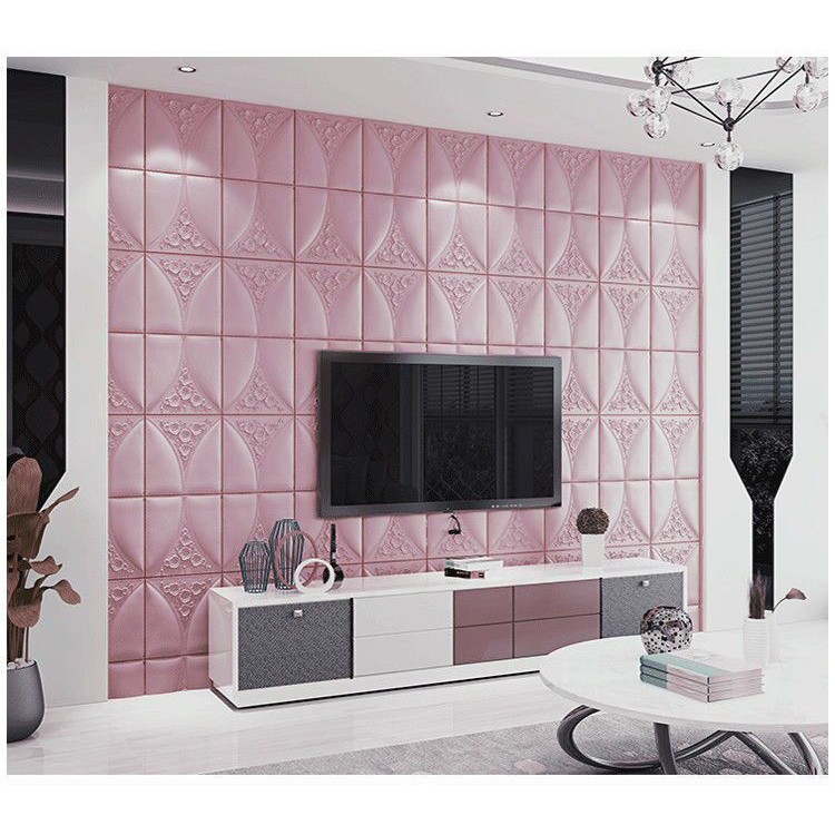 35*35cm self-adhesive waterproof 3D wallpaper decoration bedroom TV background ceiling