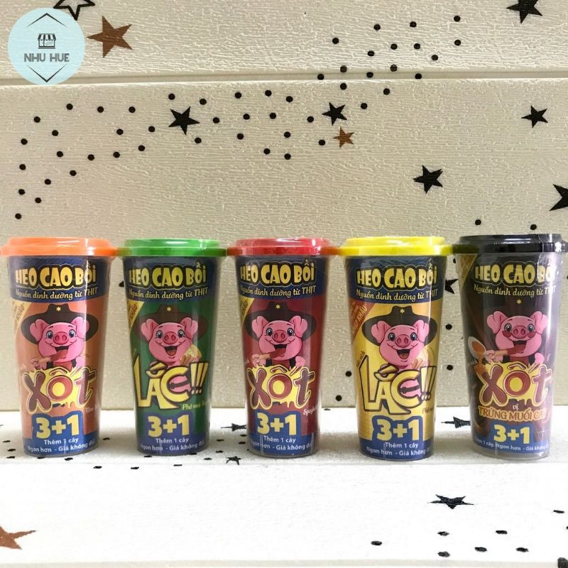 Xúc xích heo cao bồi 3 +1 giá không đổi