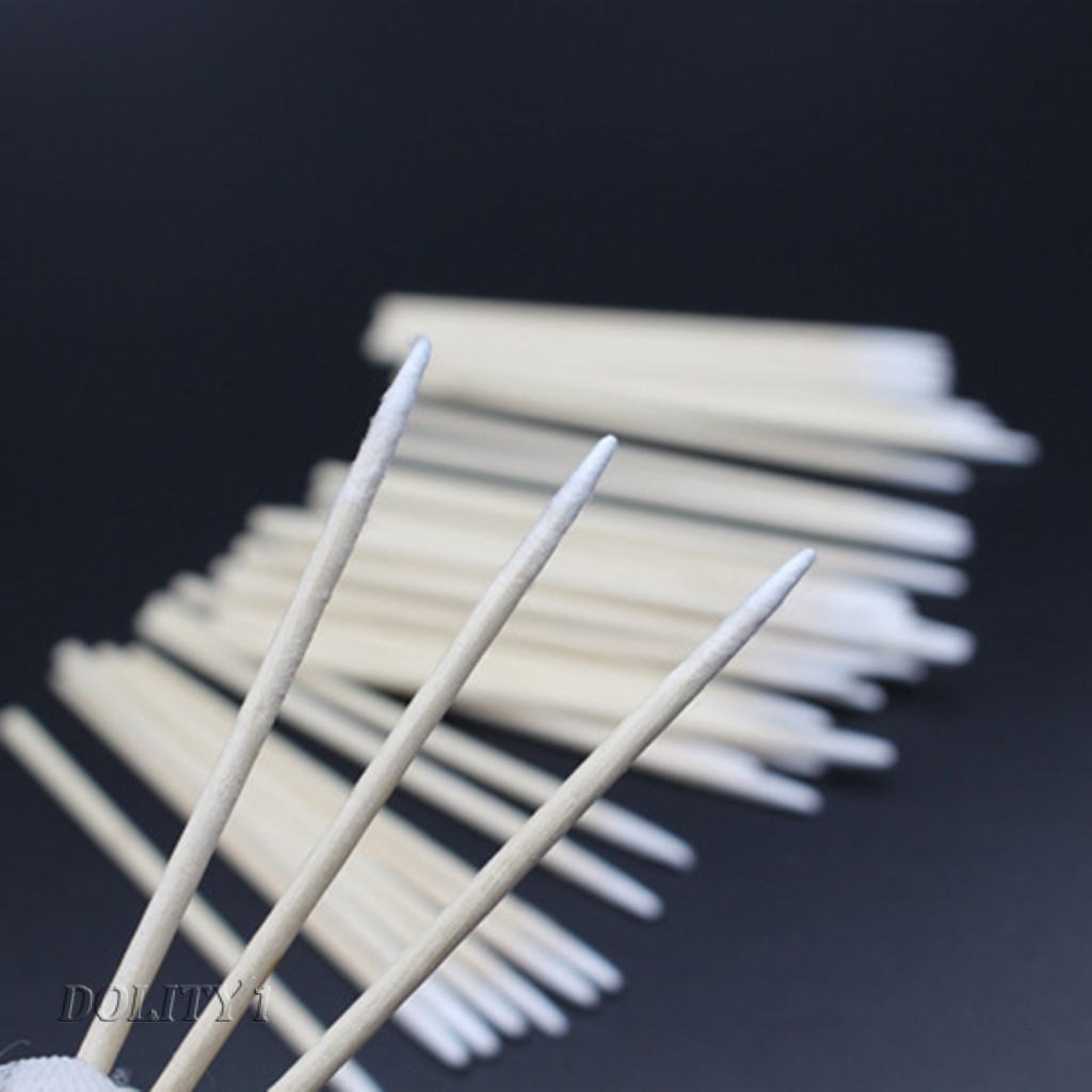 100 X Dụng Cụ Vệ Sinh Tai Nghe / Sạc Điện Thoại / Máy Bay Bằng Cotton