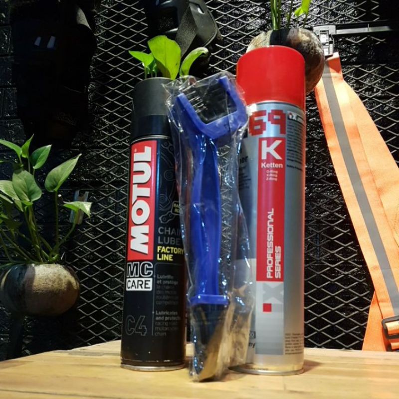 [DauNhot-PhuGia]Chai rửa sên IX69 tẩy sạch dầu mỡ 1 lần xịt, kết hợp Dưỡng sên motul C4 cao cấp =&gt; cặp đôi hoàn hảo