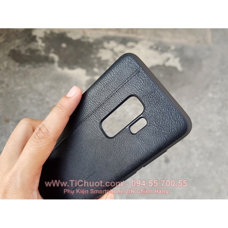 Ốp Lưng Samsung S9 Da Hiệu MeanLove Double Line