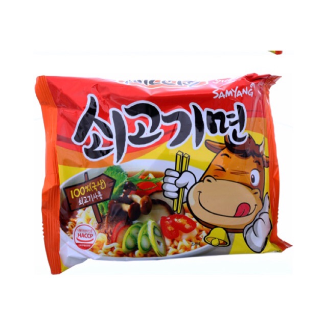 Mì bò Samyang gói 120g