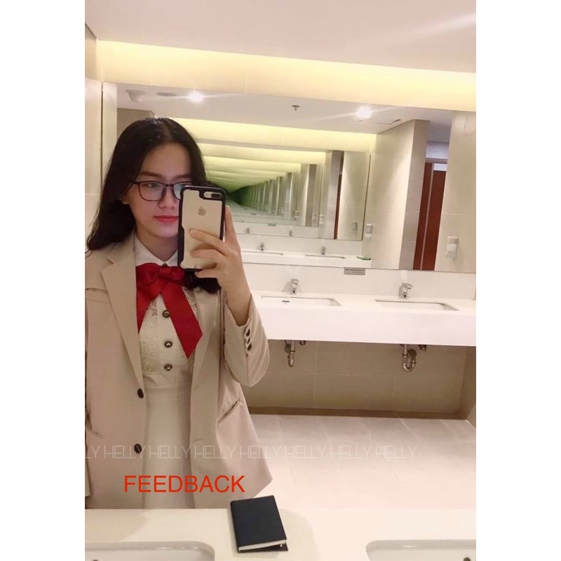 ÁO BLAZER NỮ 2 LỚP FORM SUÔNG | HELLY SHOP