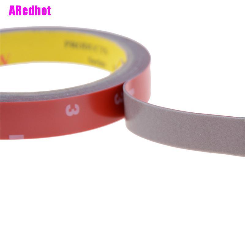 Cuộn băng keo acrylic 2 mặt độ dính cao màu đỏ nhiều kích cỡ