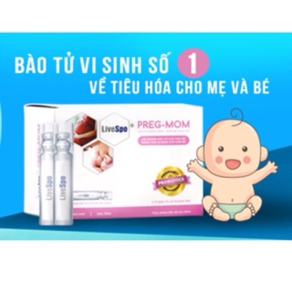 Combo 2 Hộp Pregmom - Bào tử lợi khuẩn số 1 về tiêu hóa cho mẹ và bé