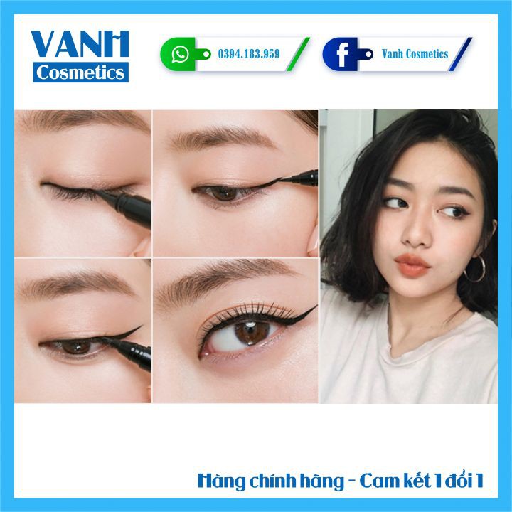 Bút kẻ mắt dạ 02 MÀU NÂU - ĐEN không lem không trôi Grass & Flower Eyeliner Hàn Quốc - 𝗩𝗮𝗻𝗵 𝗖𝗼𝘀𝗺𝗲𝘁𝗶𝗰𝘀 | BigBuy360 - bigbuy360.vn