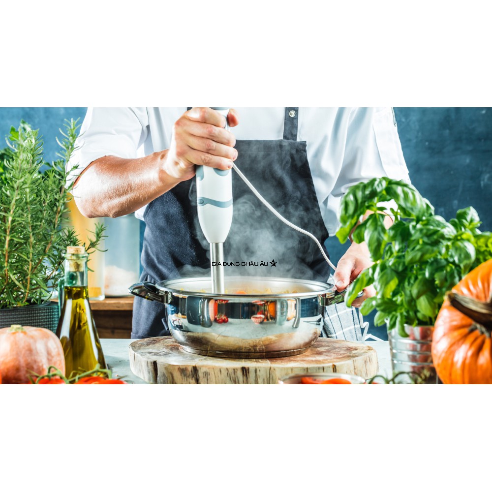 Phụ kiện Cây dao xay inox máy xay cầm tay Braun có hoa khế - Mới 100% - Đầu xay inox thanh dao xay Braun
