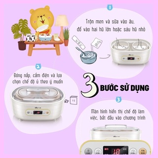 Máy Làm Sữa Chua SNJ-C10P2 Bear