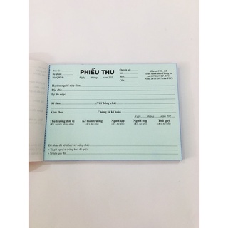 Phiếu thu chi 1 liên/2 liên/3 liên A5 100 tờ