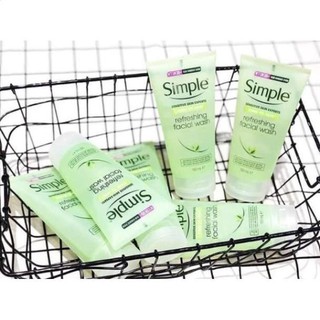 Sữa rửa mặt [Sạch 100%-Hàng Auth] Sữa rửa mặt simple (150ml)