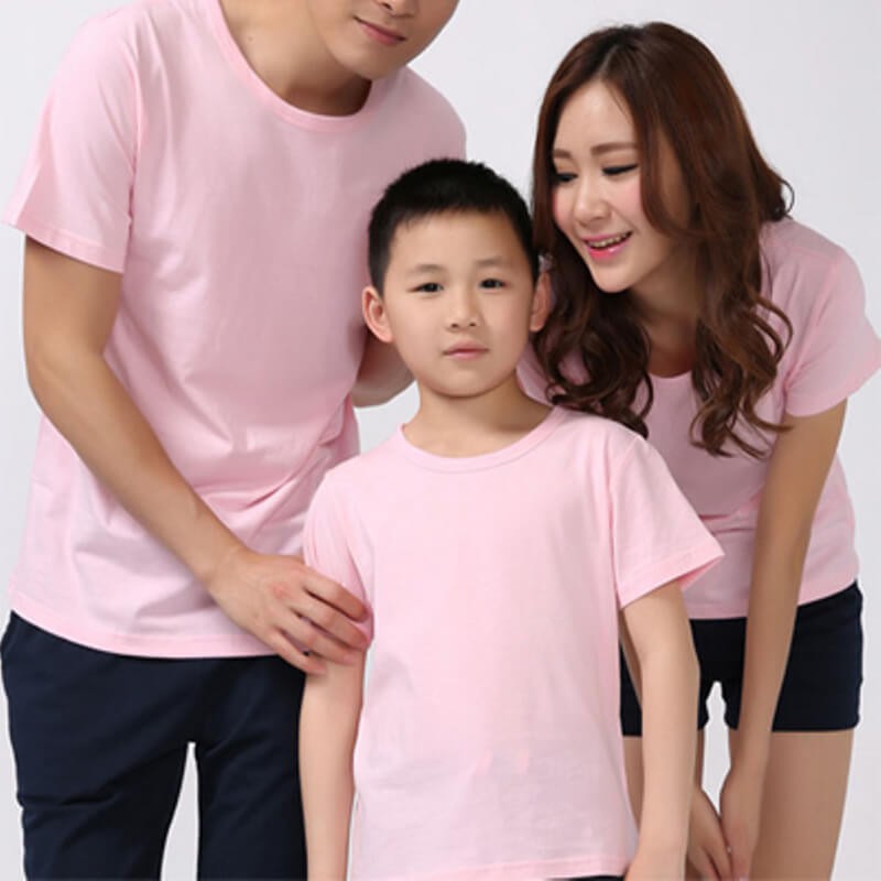 Áo thun cotton trơn 🔥RẺ SỐ 1🔥 Áo thun tay ngắn nam nữ trẻ em Basic cotton thoáng mát.