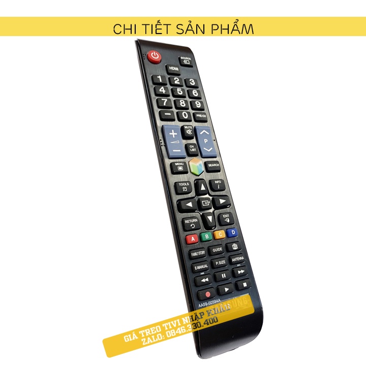 [ Loại 1 ] Điều Khiển Tivi Samsung Smart Tivi AA59-00594A - Remote Tivi Samsung Hàng Cao Cấp Phím Bấm Êm - Nẩy