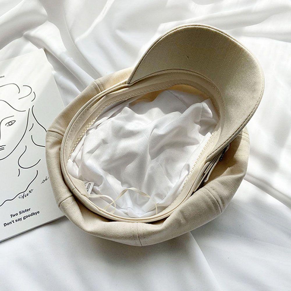 Mũ Beret Cotton Màu Trơn Thời Trang Hàn Quốc Cổ Điển