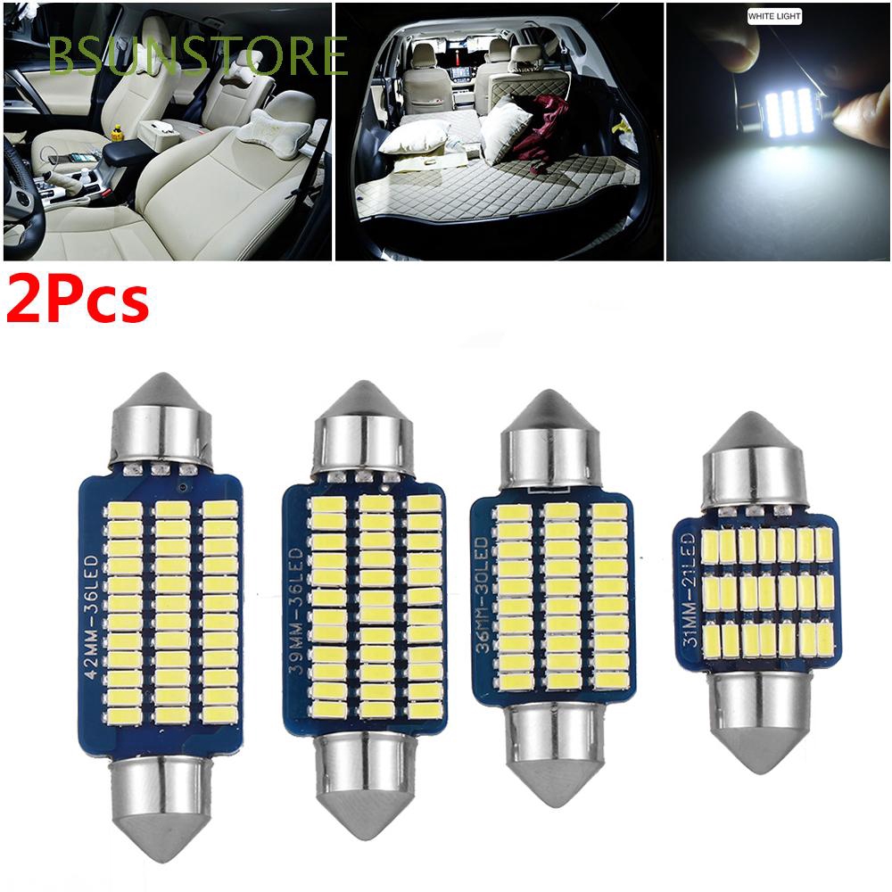 Set 2 đèn LED gắn trần xe hơi 31MM 36mm 39mm 42mm