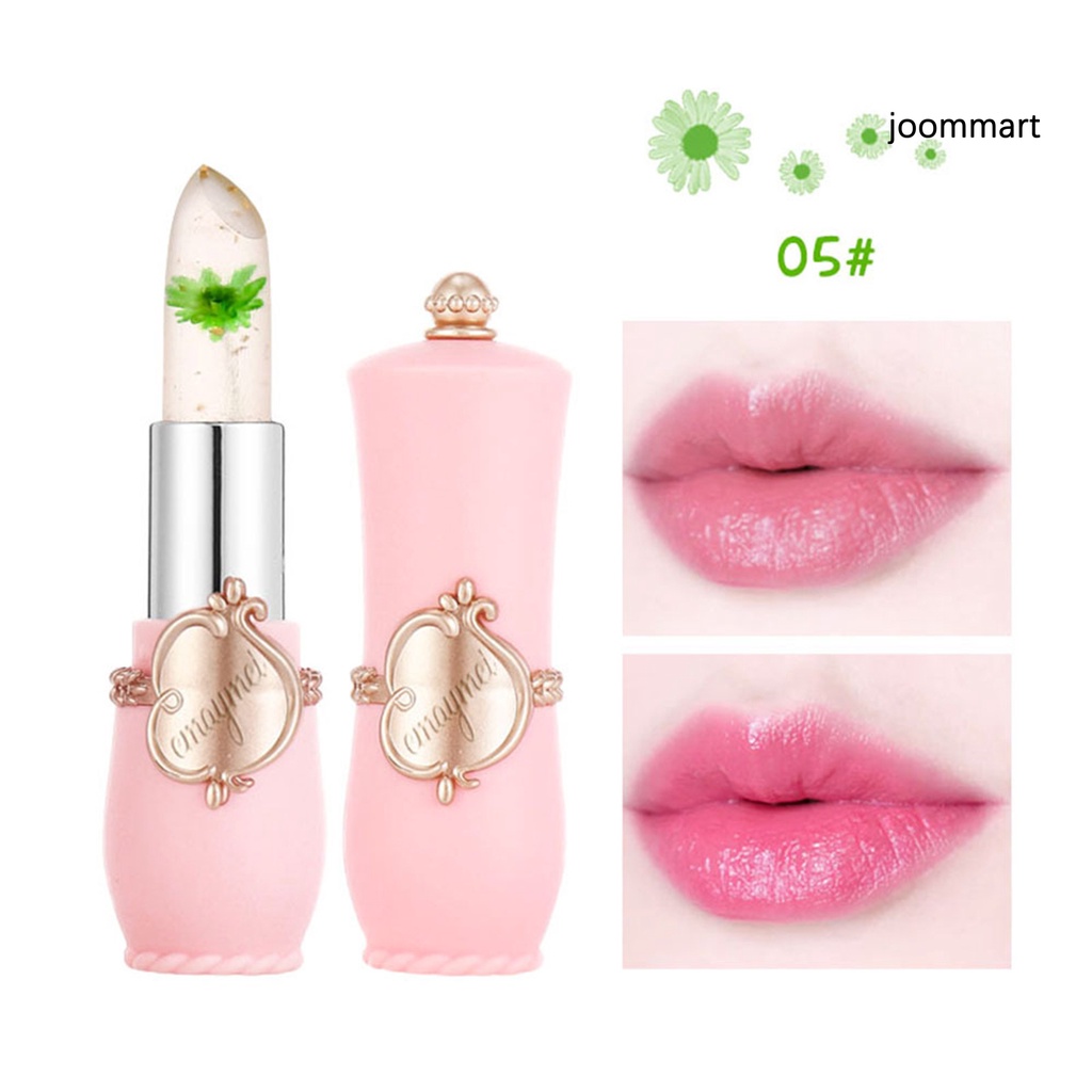 【JM】3.8g Lip Glaze Hydrating Color Change Transparent Flower Moisturized Lip Balm for Girl