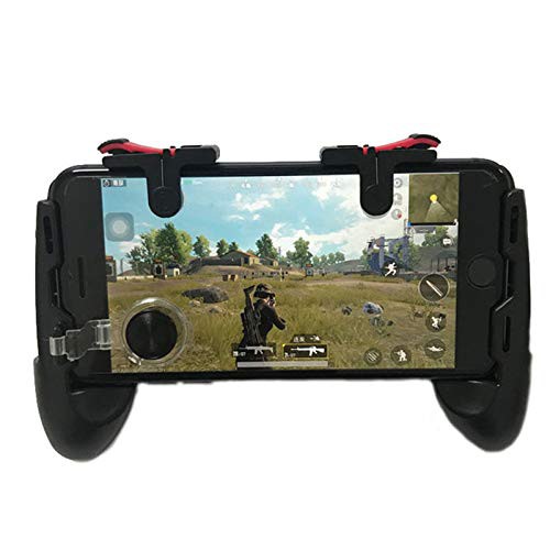 Combo PUBG 3 trong 1 bộ tay cầm chơi game và bộ 2 nút controller chơi game pubg D9 cho mobile