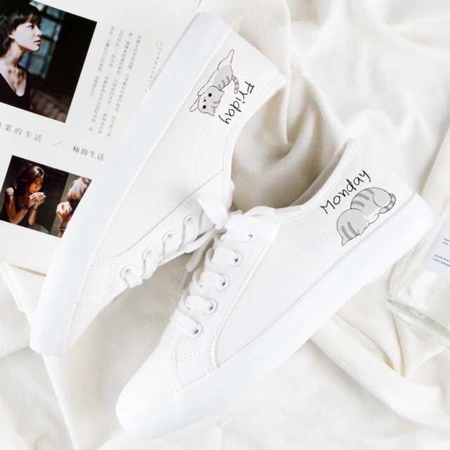 (Sẵn) Giày trắng nữ mùa hè 2021 phiên bản sinh viên Hàn Quốc Harajuku ulzzang | BigBuy360 - bigbuy360.vn