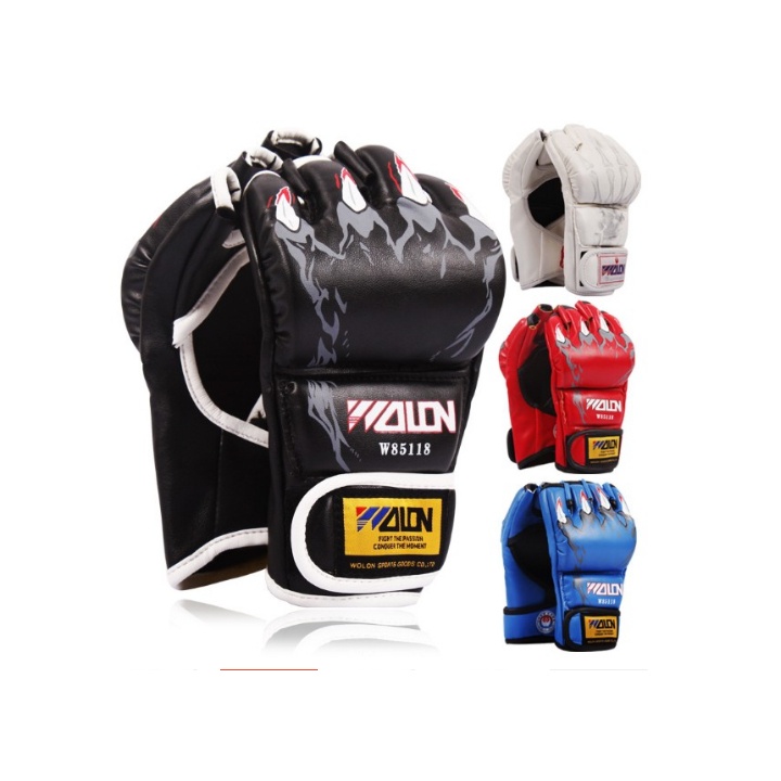 Bóng Phản Xạ Boxing Wubotiyu + bóng treo đầu + găng mma + băng đa boxing - Dụng cụ boxing, sparring, trainning chuyên