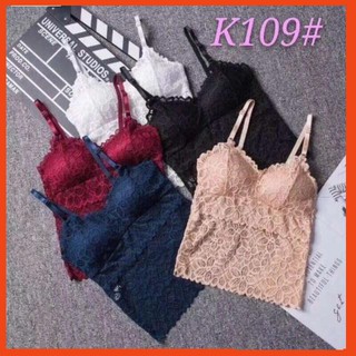 Áo ❤️bra viền ren❤️ mềm mại kiểu dáng dài cuốn hút