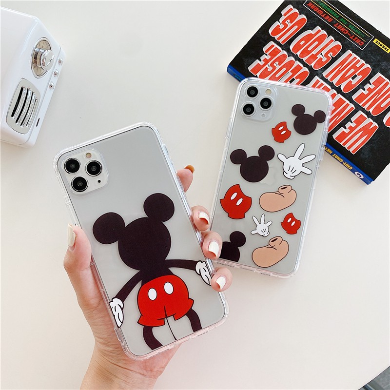 Ốp Lưng Trong Suốt In Hình Chuột Mickey Cho Iphone 12 Mini 12 Pro Max 11 Pro Max Xs Max X Xr 6 6s 7 8 Plus Samsung A70 A50 A71 A51 A20 A30 A21S