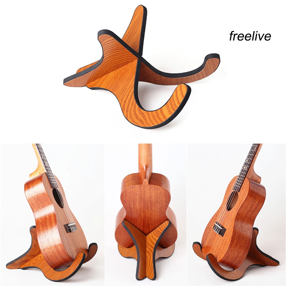 Giá đỡ đàn Guitar Bass Ukulele bằng gỗ có thể tháo rời