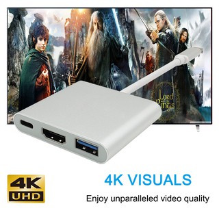 Cáp chuyển đổi USB Type-C Sang USB 3.0/HDMI-Type C - 1-3
