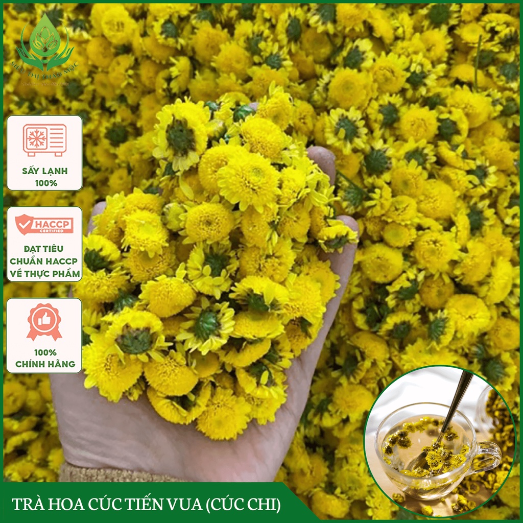 ✅ Trà Hoa Cúc Tiến Vua Sấy Khô Nguyên Bông 100gr Hoa Cúc Chi Ngủ Ngon, Sáng Mắt, Thanh Nhiệt, Giải Độc