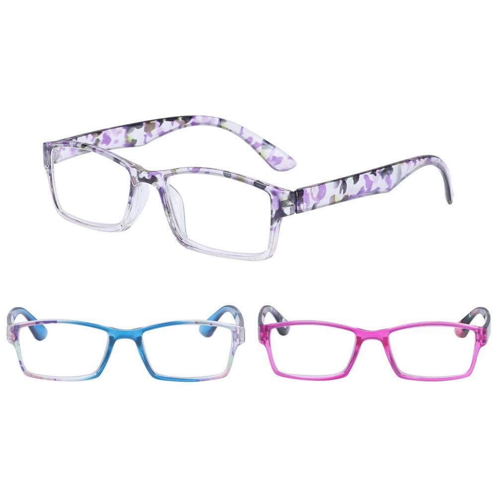 MOILYVN Kính Đọc Sách Bằng Nhựa Siêu Nhẹ In Họa Tiết Hoa Cho Nữ