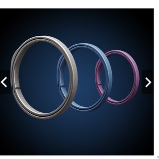 Móc treo khóa, khoen treo khóa chất liệu titan 33mm