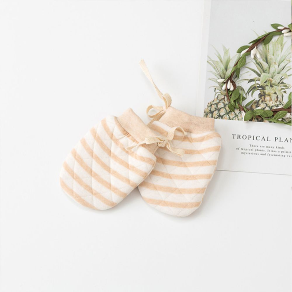 Bao tay cho bé sơ sinh, chất liệu 100% bông hữu cơ mềm mại chống xước cho bé (bao tay sơ sinh)