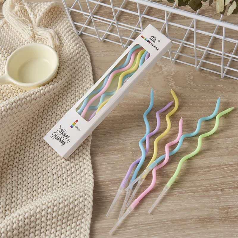 Nến xoắn - size 16.5cm (1 hộp 6 cây)