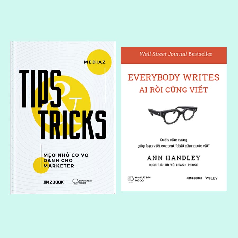 Sách - Combo Tips & Tricks và Everybody Writes