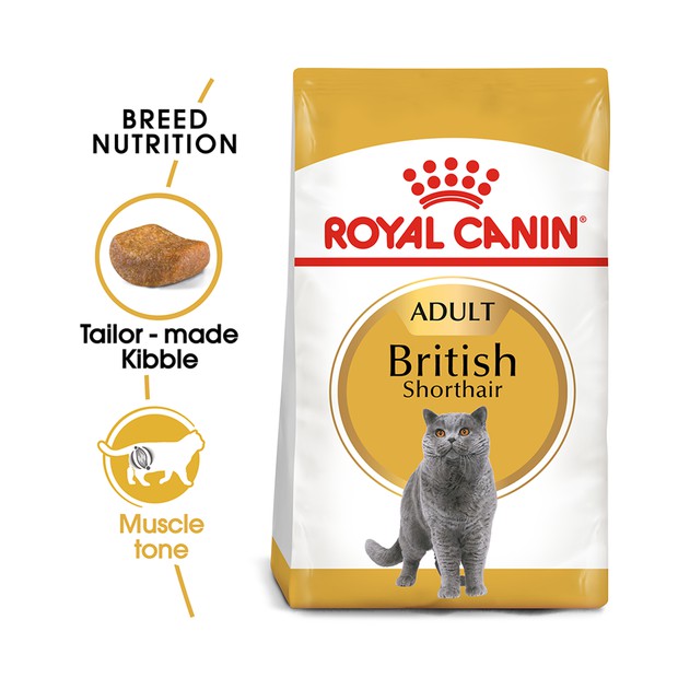 Thức ăn cho mèo anh lông ngắn trưởng thành trên 12 tháng tuổi Royal Canin British Shorthair Adult 2kg sản xuất tại pháp