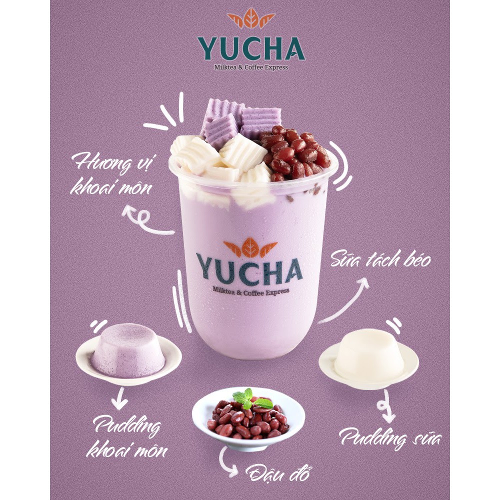 Bột Boduo 1kg các vị: Socola/Khoai Môn/Chống phân tầng đồ đá xay  1kg