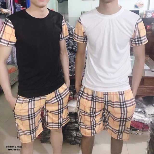 Bộ đùi nam phối kẻ (MV)