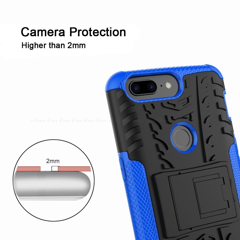 Ốp Điện Thoại Silicon Phối Nhựa Kèm Giá Đỡ Bảo Vệ Cao Cấp Cho OnePlus Nord CE N10 N20 N100 N200