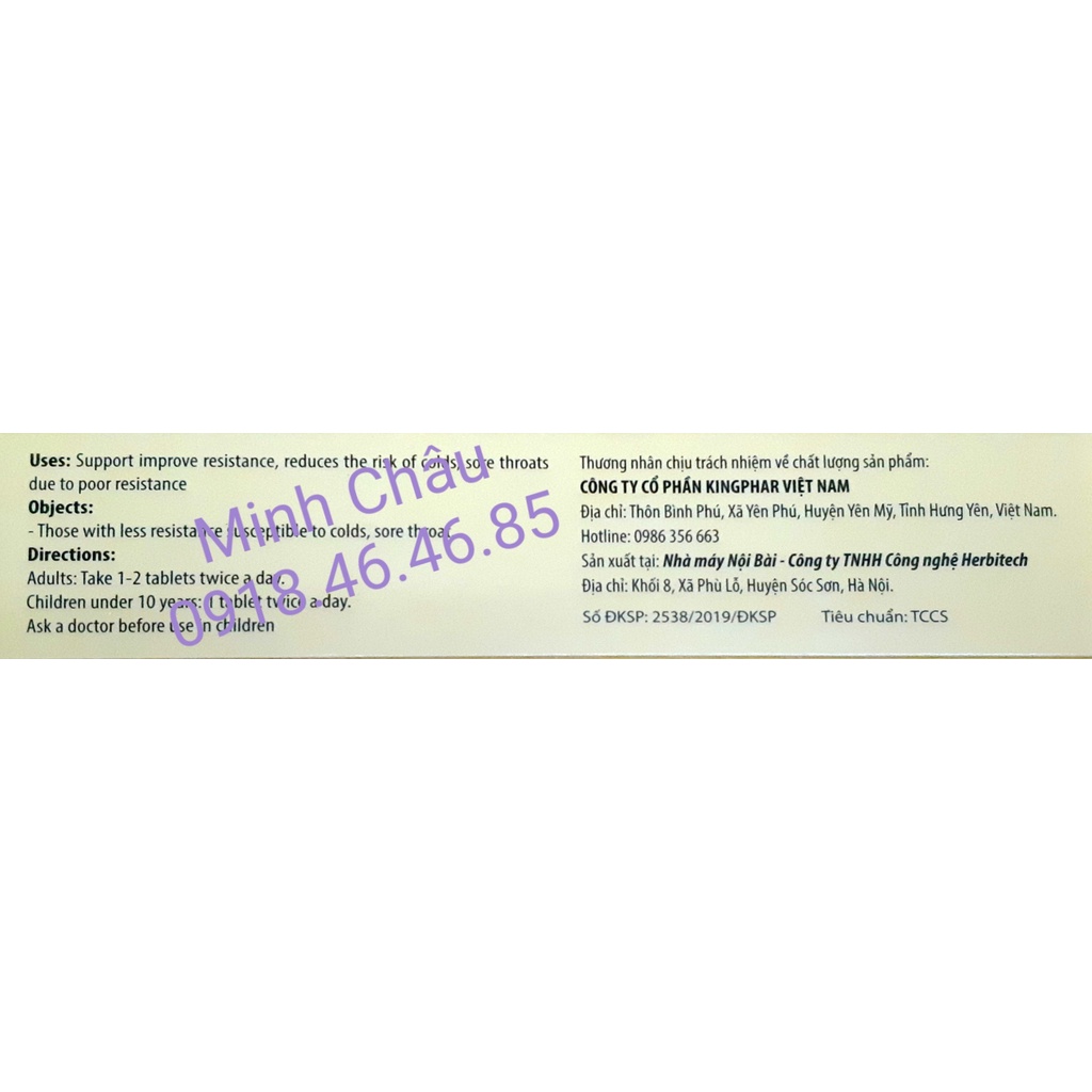 Echina hỗ trợ giảm cảm cúm, ho, viêm họng, tăng đề kháng