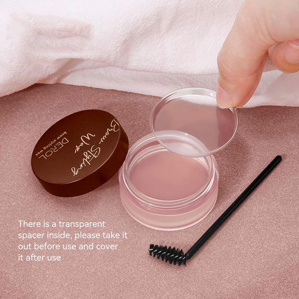 Sáp Định Hình Lông Mày 3D Trong Suốt Kèm Cọ Tiện Dụng