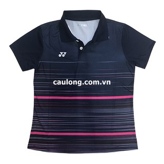 Áo cầu lông nam nữ yonex 6042 xanh đen