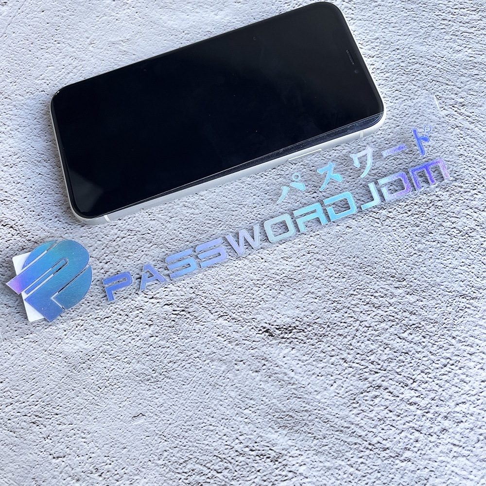 Sticker Laser Dán Kính Chắn Gió Xe Hơi Phong Cách Nhật Bản
