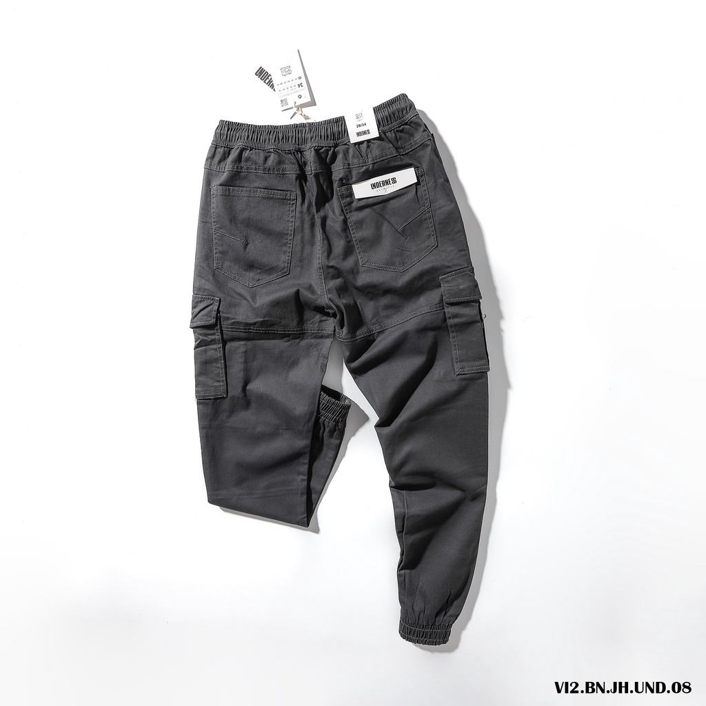 Quần jogger kaki túi hộp nam Underness,form Slim,chất vải kaki cao cấp,mềm mịn,co dãn-hàng vnxk