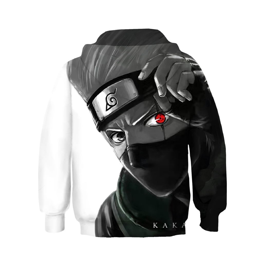 Áo khoác hoodie phong cách Naruto cho bé