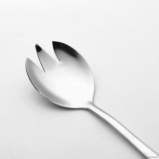 2Pcs / Set Stainless Steel Dinnerware Set Cutlery Salad Spoon Tableware Kitchen Accessories