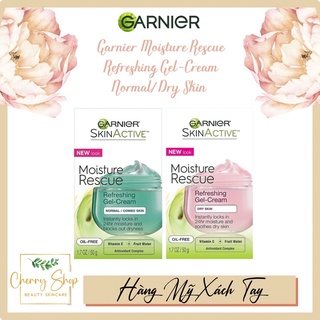 Gel dưỡng ẩm Garnier Skinactive Moisture Rescue Refreshing Gel-Cream