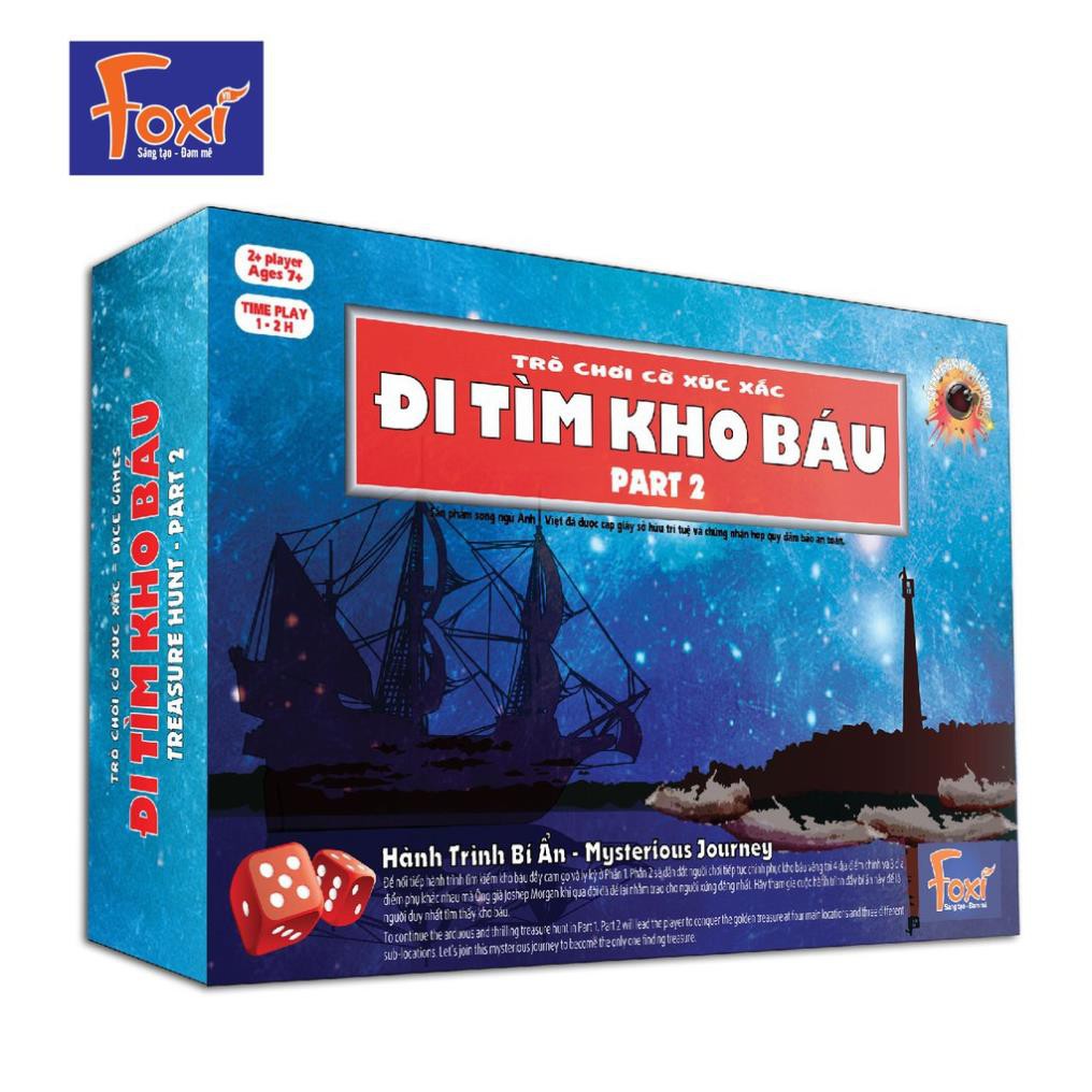 [LẺ=SỈ=SIÊU RẺ] Board game-Đi tìm kho báu phần 2 Foxi-đồ chơi gia đình tương tác tư duy-quản trị niềm tin